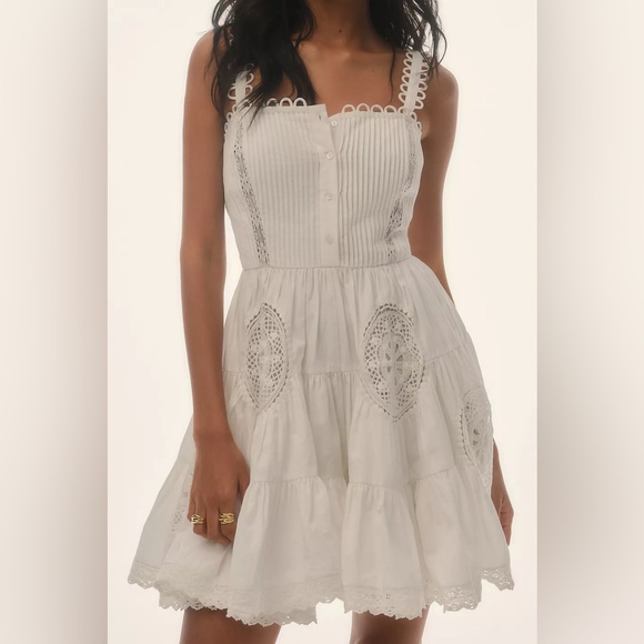 Anthropologie Forever That Girl Adrianna Lace Romper‎